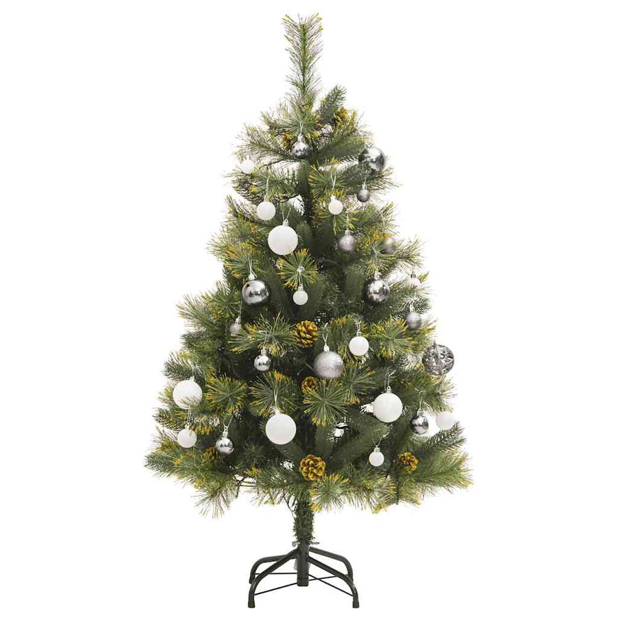 Artificial Hinged Christmas Tree with 150 LEDs & Ball Set 150 cm