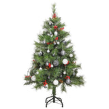 Artificial Hinged Christmas Tree with 150 LEDs & Ball Set 150 cm