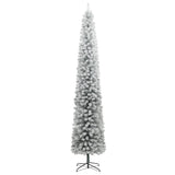Slim Christmas Tree 300 LEDs & Flocked Snow 270 cm
