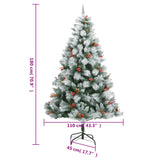 Artificial Hinged Christmas Tree 300 LEDs 180 cm - Extra Image