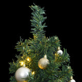 Slim Christmas Tree 300 LEDs & Ball Set 300 cm - Front View