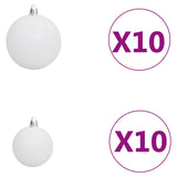 Slim Christmas Tree 300 LEDs & Ball Set 300 cm