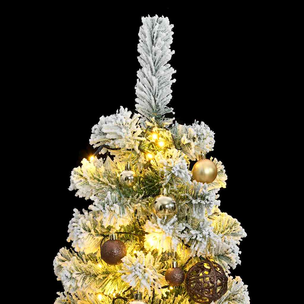 Artificial Hinged Christmas Tree with 150 LEDs & Ball Set 150 cm