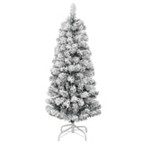 Artificial Hinged Christmas Tree with 150 LEDs & Ball Set 150 cm - 45-Degree Angle
