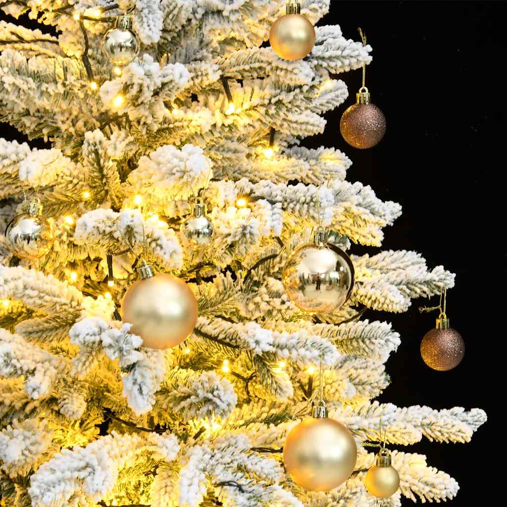Artificial Hinged Christmas Tree with 150 LEDs & Ball Set 120 cm