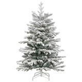 Artificial Hinged Christmas Tree with 150 LEDs & Ball Set 150 cm - 45-Degree Angle