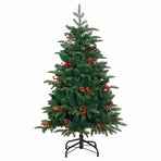 Artificial Hinged Christmas Tree with 150 LEDs & Ball Set 150 cm