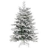 Artificial Hinged Christmas Tree with 150 LEDs & Ball Set 120 cm