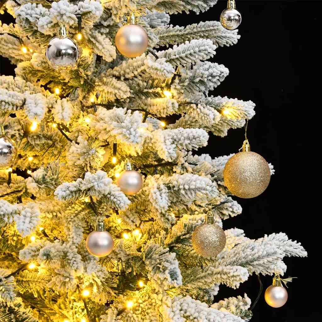 Artificial Hinged Christmas Tree with 150 LEDs & Ball Set 150 cm