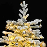 Artificial Hinged Christmas Tree with 150 LEDs & Ball Set 150 cm
