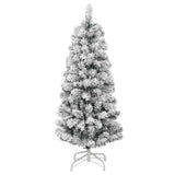 Artificial Hinged Christmas Tree with 150 LEDs & Ball Set 120 cm - 45-Degree Angle