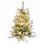 Artificial Hinged Christmas Tree with 150 LEDs & Ball Set 120 cm
