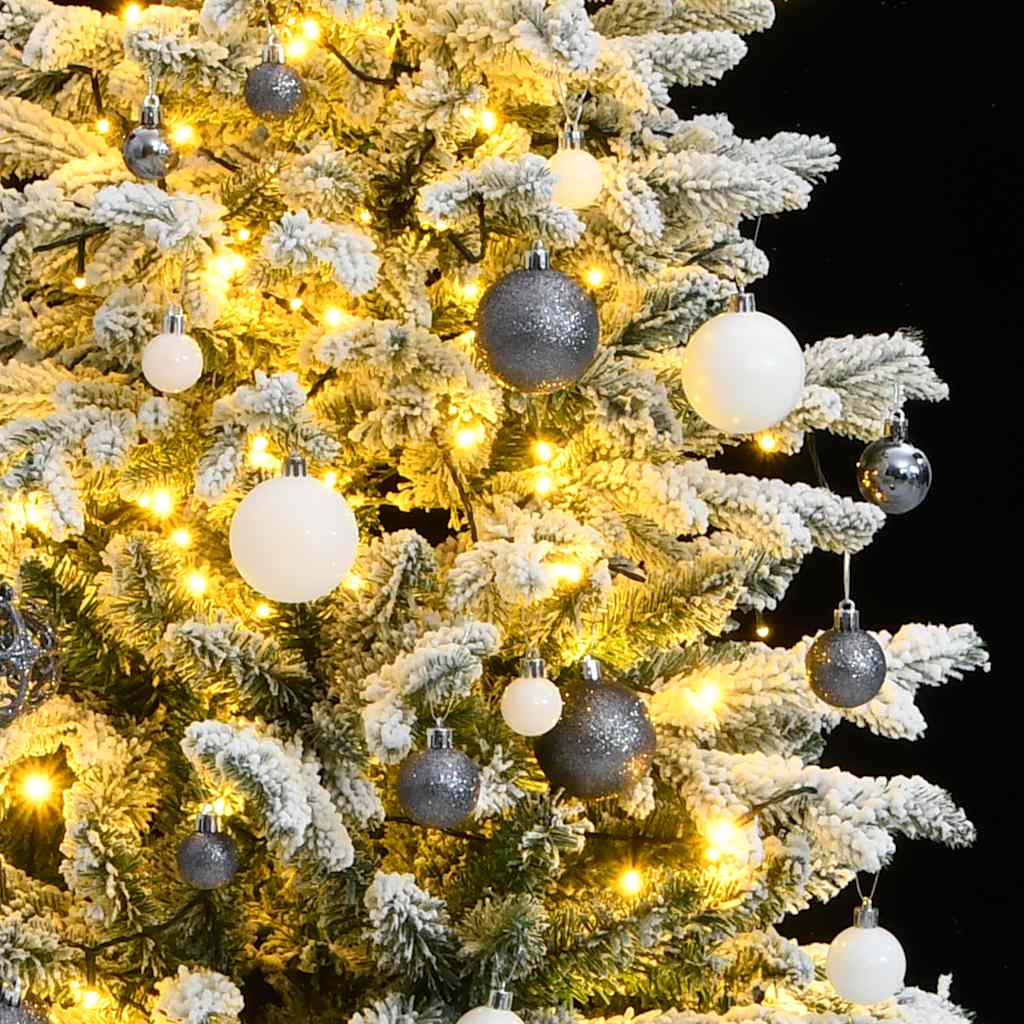 Artificial Hinged Christmas Tree with 150 LEDs & Ball Set 120 cm