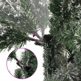 Artificial Hinged Christmas Tree 300 LEDs & Flocked Snow 180 cm