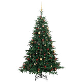Artificial Hinged Christmas Tree with 300 LEDs & Ball Set 180 cm - Top-Down View
