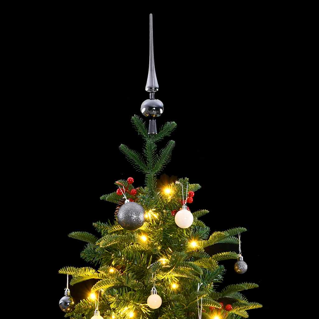Artificial Hinged Christmas Tree with 300 LEDs & Ball Set 180 cm
