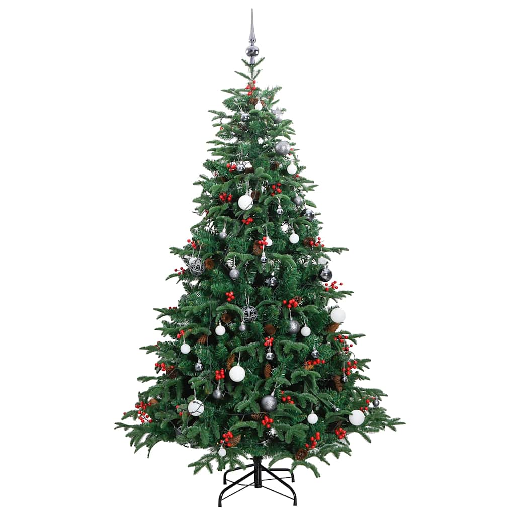 Artificial Hinged Christmas Tree with 300 LEDs & Ball Set 180 cm