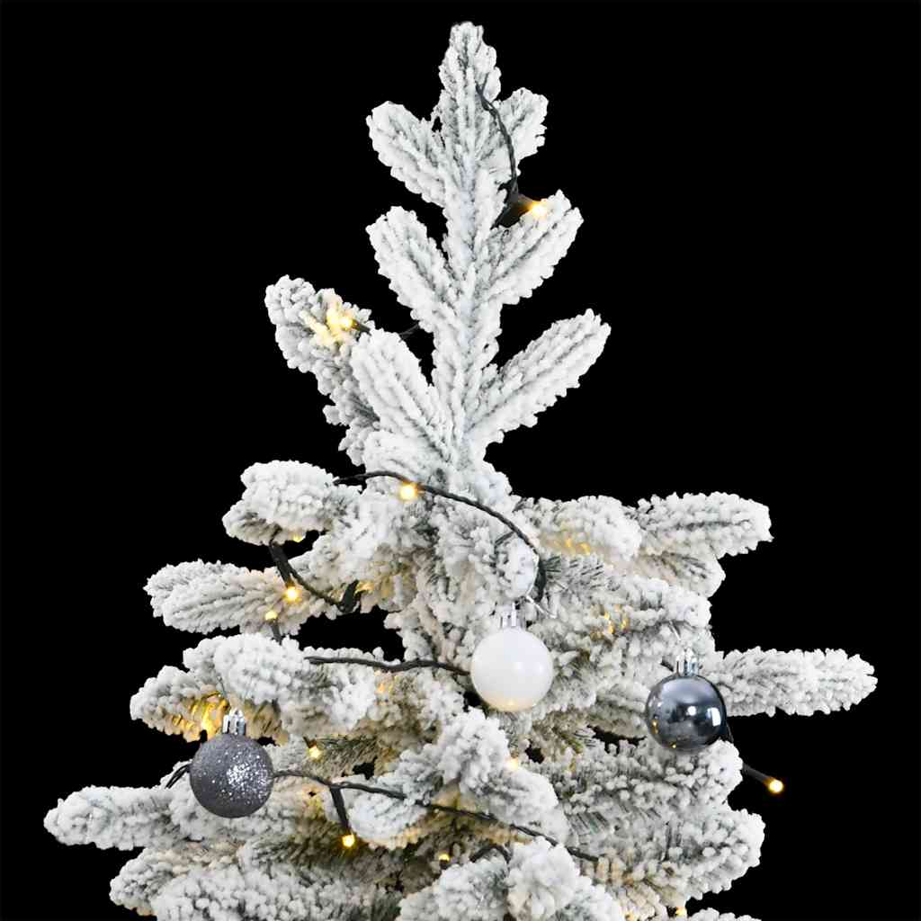 Artificial Hinged Christmas Tree 300 LEDs & Ball Set 180 cm