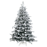 Artificial Hinged Christmas Tree 300 LEDs & Ball Set 180 cm - Top-Down View