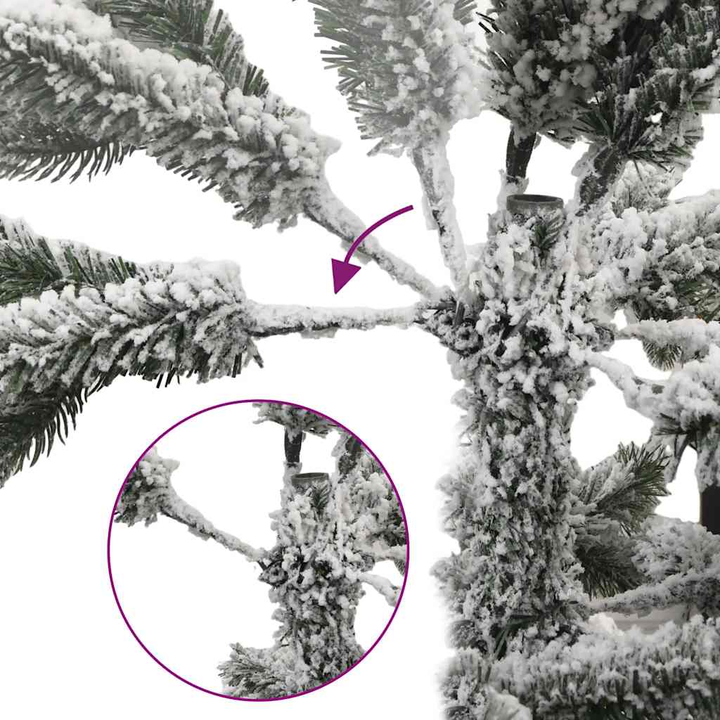 Artificial Hinged Christmas Tree 300 LEDs & Ball Set 180 cm