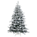 Artificial Hinged Christmas Tree 300 LEDs & Ball Set 210 cm