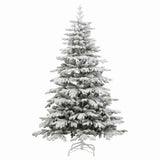 Artificial Hinged Christmas Tree 300 LEDs & Ball Set 240 cm - 45-Degree Angle