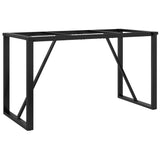 Dining Table Legs O-Frame 120x60x73 cm Steel - Front View