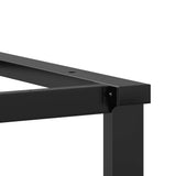 Dining Table Legs O-Frame 120x60x73 cm Steel - Close-Up Angle