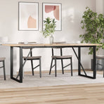 Dining Table Legs O-Frame 160x80x73 cm Steel