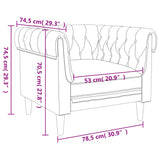 3 Piece Sofa Set Dark Grey Fabric - Extra Image