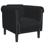 3 Piece Sofa Set Black Velvet - Top-Down View