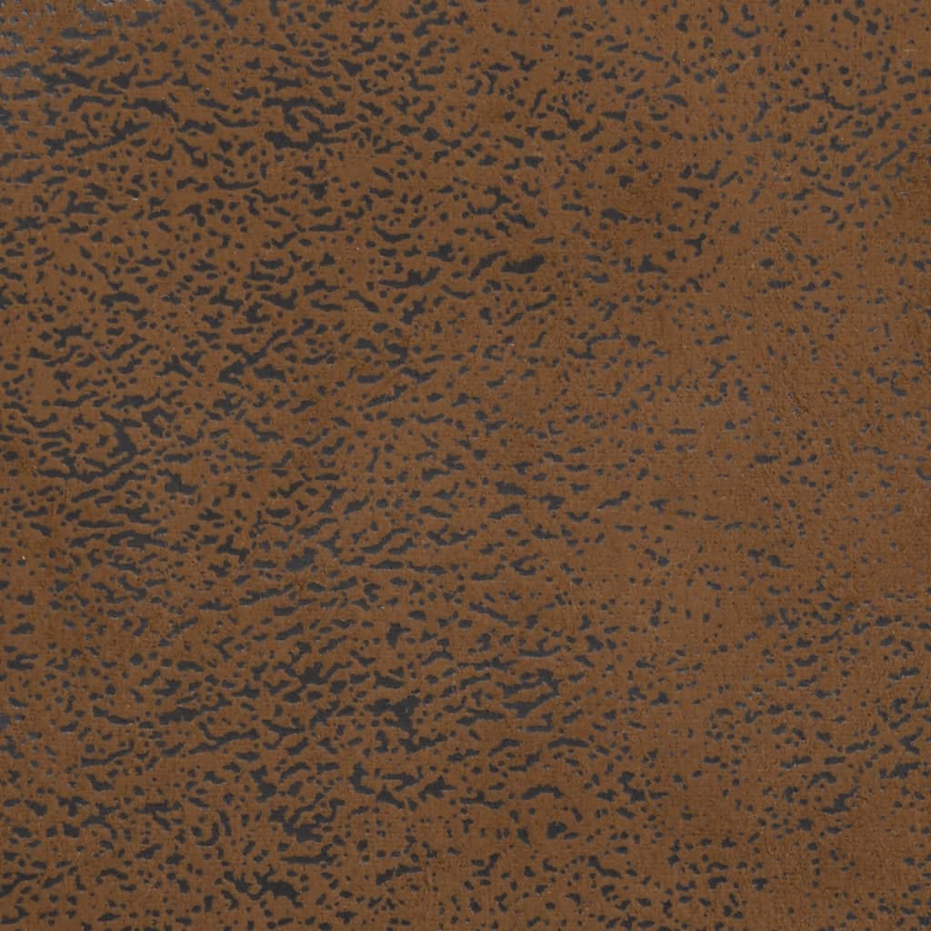 3 Piece Chesterfield Sofa Set Brown Faux Suede Leather