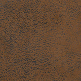 3 Piece Chesterfield Sofa Set Brown Faux Suede Leather - Low Angle