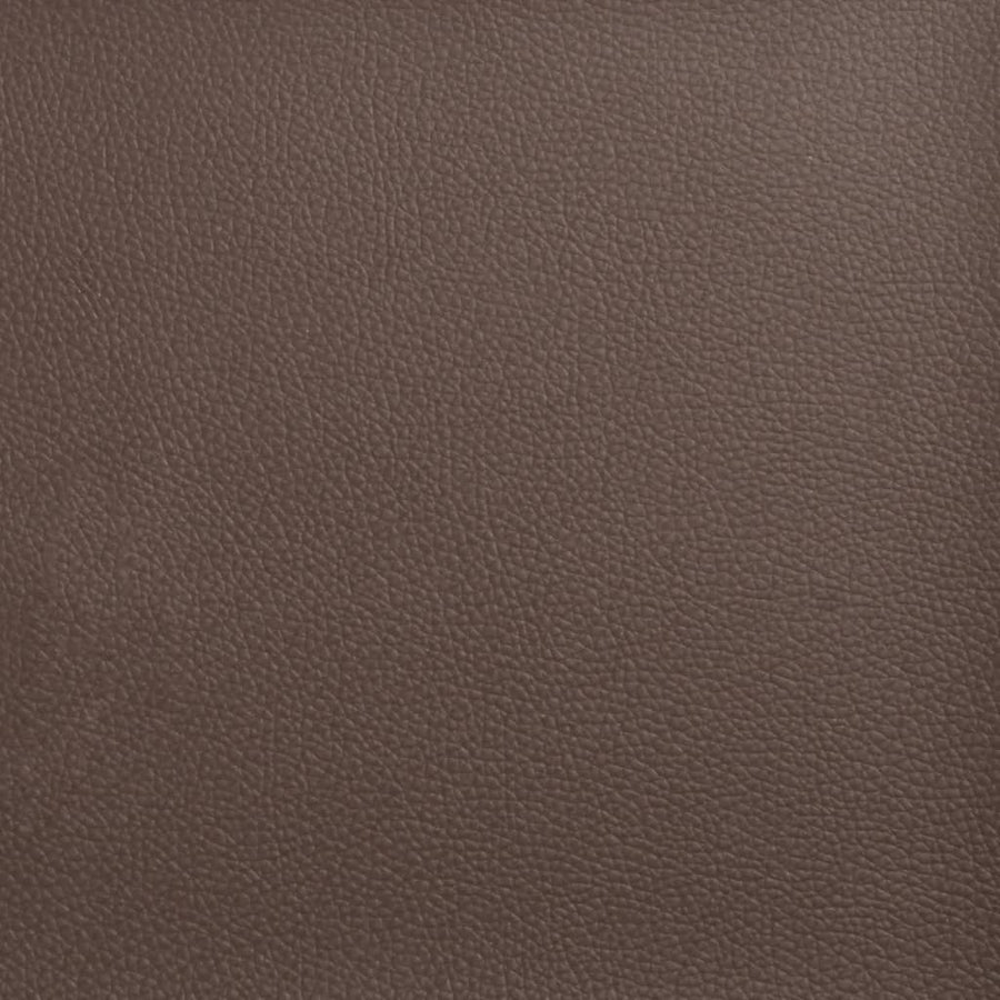 2 Piece Chesterfield Sofa Set Brown Faux Leather