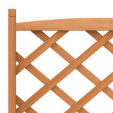 Planter with Trellis Brown Solid Wood Fir