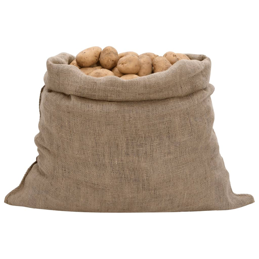 Jute Sacks 5 pcs 100x110 cm 100% Jute 220 gsm