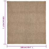 Jute Sacks 5 pcs 100x110 cm 100% Jute 220 gsm