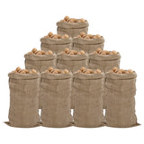 Jute Sacks 10 pcs 65x135 cm 100% Jute 340 gsm