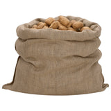 Jute Sacks 10 pcs 100x110 cm 100% Jute 340 gsm - Front View