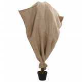 Jute Sacks 10 pcs 100x110 cm 100% Jute 340 gsm - Top-Down View