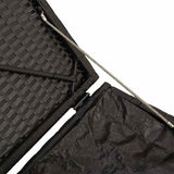 Cushion Box with Storage Black 50 x 50 x 50 cm Poly Rattan