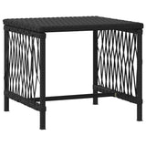 Sun Lounger 3 pcs Black and Cream White 55 x 200 x 92 cm