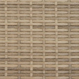 Double Sun Lounger with Canopy and Cushions Mix Beige Poly Rattan - Extra Image