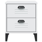 Bedside Cabinet VIKEN White Engineered Wood