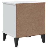 Bedside Cabinet VIKEN White Engineered Wood - Low Angle