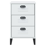 Bedside Cabinet VIKEN White Engineered Wood
