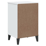 Bedside Cabinet VIKEN White Engineered Wood - Low Angle