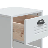 Bedside Cabinet VIKEN White Engineered Wood - Extra Image