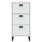 Bedside Cabinet VIKEN White Engineered Wood