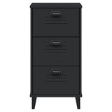 Bedside Cabinet VIKEN Black Engineered Wood